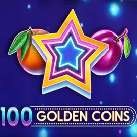 Official Slots logo: 100 Golden Coins by Amusnet Interactive at Winbeatz Casino