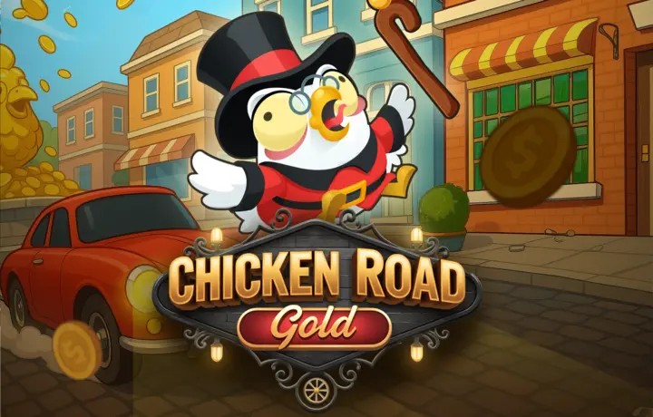 Chicken Road Gold casino game by InOut – featured logo at Winbeatz Casino