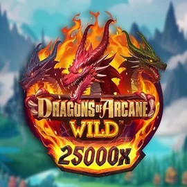 Dragons of Arcane Wild by Foxium, showcased at win-beatzz.com – game logo