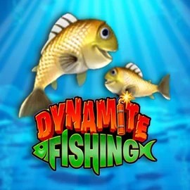 Dynamite Fishing slot logo by Inspired Gaming at Winbeatz Casino