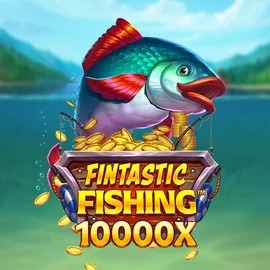 Fintastic Fishing slot logo by Foxium at Winbeatz Casino