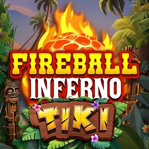 Fireball Inferno Tiki logo – Slots by NetEnt at Winbeatz Casino