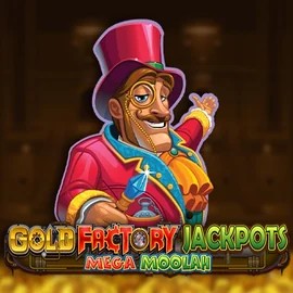 Official Jackpots logo: Gold Factory Jackpots Mega Moolah by Aurum Signature Studios at Winbeatz Casino