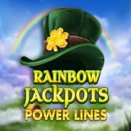 Rainbow Jackpots Power Lines online game logo by Red Tiger Gaming on win-beatzz.com
