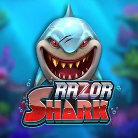 Razor Shark slot logo by Push Gaming at Winbeatz Casino